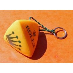 Rare Promotional / Advertising Collector Rolex Yellow Yacht Buoy Key Ring Holder 2008 Rolex Swan Cup 2011 Rolex Regatta