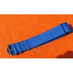 ROLEX JAMES BOND BLUE Nylon NATO WATCH BAND Strap Military G-10 SUBMARINER 5512, 5513, 1665, 16660, 14060, 16800, 168000