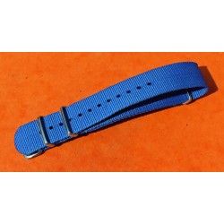 ROLEX JAMES BOND BLUE Nylon NATO WATCH BAND Strap Military G-10 SUBMARINER 5512, 5513, 1665, 16660, 14060, 16800, 168000