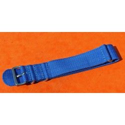 ROLEX JAMES BOND BLUE Nylon NATO WATCH BAND Strap Military G-10 SUBMARINER 5512, 5513, 1665, 16660, 14060, 16800, 168000