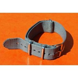 ROLEX JAMES BOND GREY Nylon NATO WATCH BAND Strap Military G-10 SUBMARINER 5512, 5513, 1665, 16660, 14060, 16800, 168000