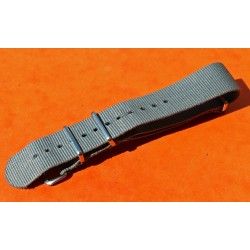 ROLEX JAMES BOND GREY Nylon NATO WATCH BAND Strap Military G-10 SUBMARINER 5512, 5513, 1665, 16660, 14060, 16800, 168000