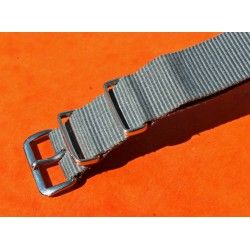 ROLEX JAMES BOND GREY Nylon NATO WATCH BAND Strap Military G-10 SUBMARINER 5512, 5513, 1665, 16660, 14060, 16800, 168000