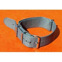 ROLEX JAMES BOND GREY Nylon NATO WATCH BAND Strap Military G-10 SUBMARINER 5512, 5513, 1665, 16660, 14060, 16800, 168000