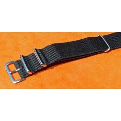 ROLEX NATO NYLON NOIR G-10 MILITAIRE BRACELET 20mm SUBMARINER 5512, 5513, 1665, 16660, 14060, 16800, 168000, 5514, 5517, 5508