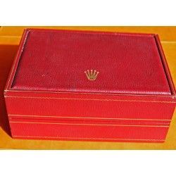 Rare 50/60's Vintage Big Red Watch BOX DATEJUST, AIR KING, MILGAUSS, DATEJUST, PRECISION, OYSTER PERPETUAL