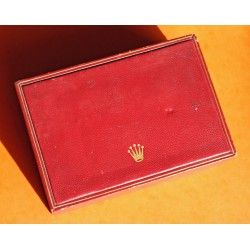 Rare 50/60's Vintage Big Red Watch BOX DATEJUST, AIR KING, MILGAUSS, DATEJUST, PRECISION, OYSTER PERPETUAL