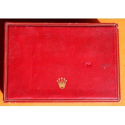 Rare 50/60's Vintage Big Red Watch BOX DATEJUST, AIR KING, MILGAUSS, DATEJUST, PRECISION, OYSTER PERPETUAL