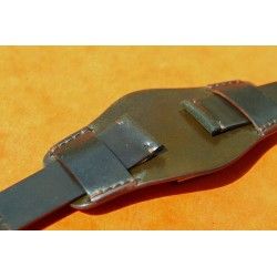 RARE BRACELET CUIR CORDOVAN 19mm BUND / COBRA POUR ROLEX DAYTONA PAUL NEWMAN 6262, 6263, 6240, 6239, 6241