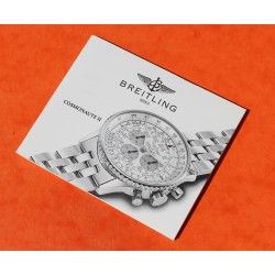 Genuine 2000's Breitling COSMONAUTE NAVITIMER manual, Booklet, English, French, Italian, Spanish