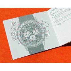 LIVRET BREITLING COSMONAUTE NAVITIMER, FRANÇAIS, ANGLAIS, ITALIEN, ESPAGNOL...