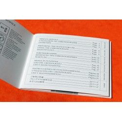 Genuine 2000's Breitling COSMONAUTE NAVITIMER manual, Booklet, English, French, Italian, Spanish