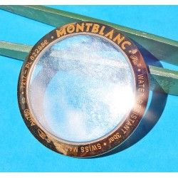 GENUINE MONTBLANC WATCHES GOLD 18kt SAPHIR CASEBACK 32mm ref 7217 N° PL 822952