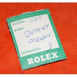 Genuine Rolex spares detent screws x 2 fit Calibers manuals 1600, New old of stock, Cellini models