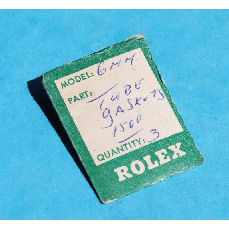 ROLEX BLACK GASKETS TUBE CROWN 6mm X 2