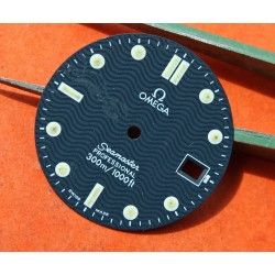 Genuine Luminova vintage Dark Blue OMEGA Seamaster Date Professional 300m Watch Dial Men's 26mm diameter James bond 007