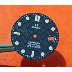 Genuine Luminova vintage Dark Blue OMEGA Seamaster Date Professional 300m Watch Dial Men's 26mm diameter James bond 007