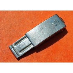 Circa 1984 Ladies Stainless Steel Rolex Oyster Watch Buckle Clasp 9mm for rivits folded bracelet 11mm code I clasp