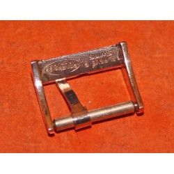 RARE 1940 ORIGINALE ROLEX BOUCLE ARDILLON PLAQUE OR ROSE 16mm, 14mm pour bracelets cuir NEUVE DE STOCK