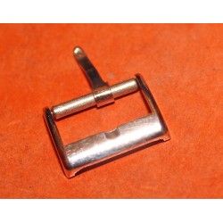 RARE ROLEX 40's VINTAGE PINK GOLD FILLED BUCKLE LEATHER STRAPS FITS 14 MM, BUBBLE BACK, AIRKING, OYSTER PERPETUAL
