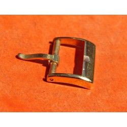 RARE 1940 ORIGINALE ROLEX BOUCLE ARDILLON PLAQUE OR JAUNE16mm, 14mm pour bracelets cuir NEUVE DE STOCK