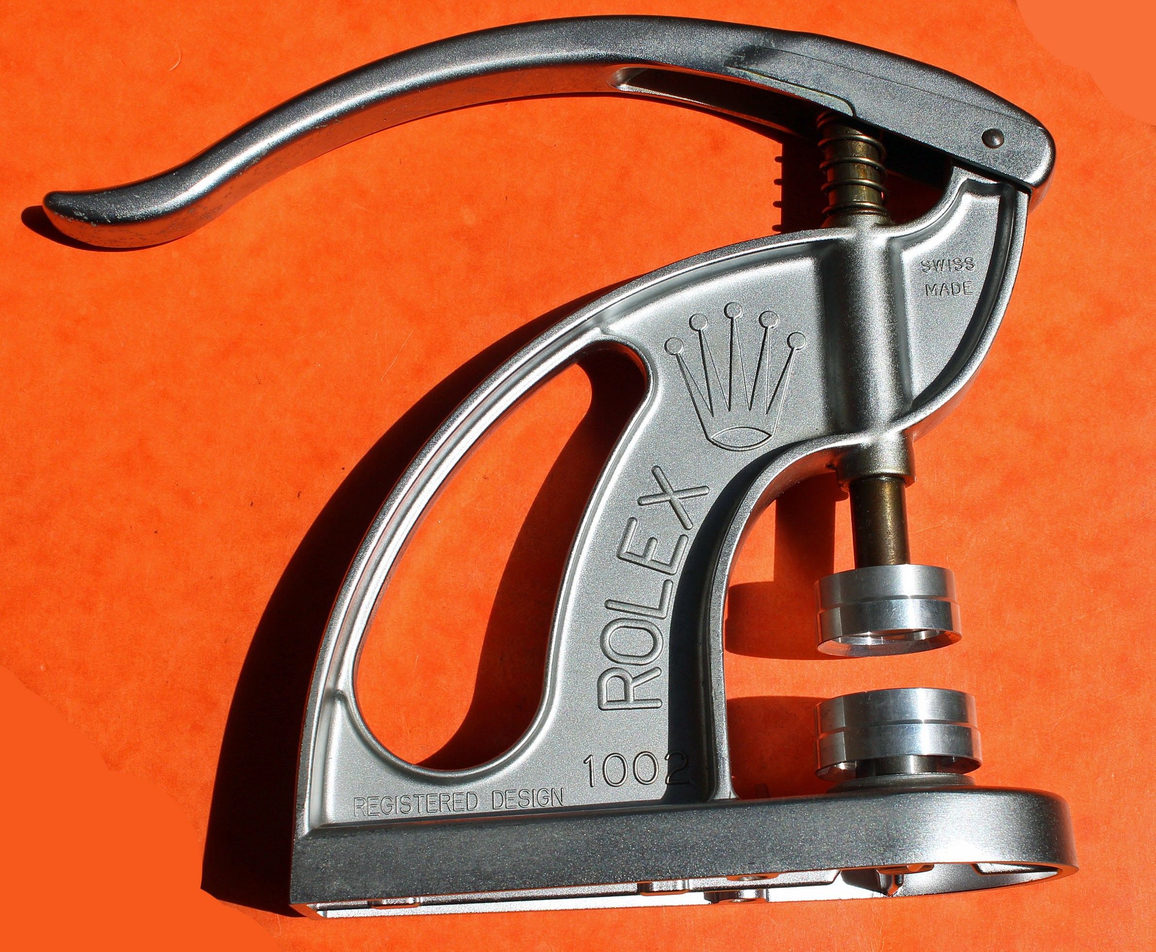 Rare Rolex 60's Tool Repair ref 1002 Levered Staking Bezel & Crystal