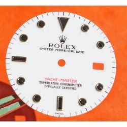 Rolex Authentic OEM Yacht-Master Enamel White Mens Dial Gold for ref 16622, 16623, 16628, 116622 -27mm-diameter 