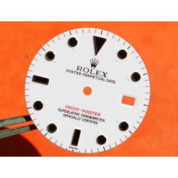 Rolex Authentic OEM Yacht-Master Enamel White Mens Dial Gold for ref 16622, 16623, 16628, 116622 -27mm-diameter 