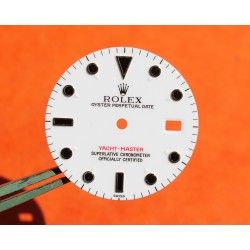 Rolex Authentic OEM Yacht-Master Enamel White Mens Dial Gold for ref 16622, 16623, 16628, 116622 -27mm-diameter 