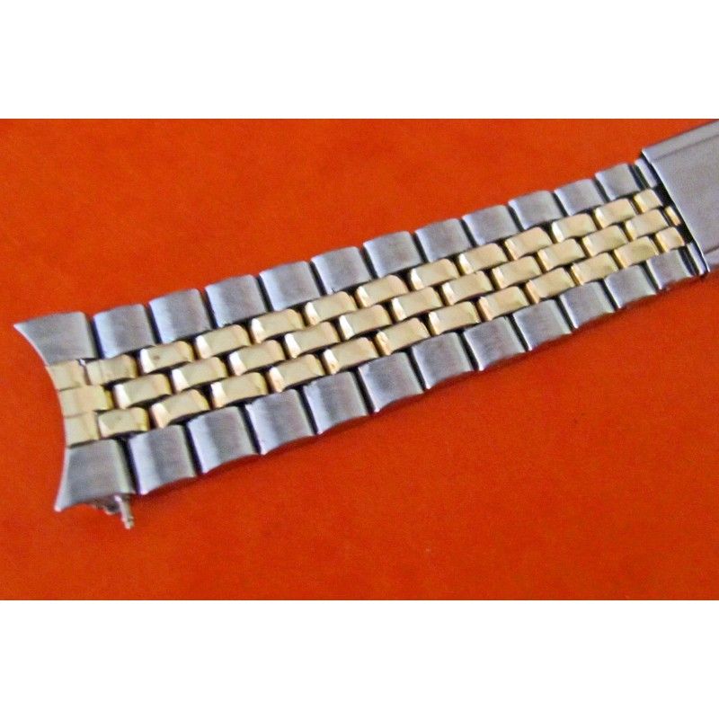 19MM Jubilee Watch Band for Rolex Oyster Perpetual 15203 15210 15223 15238  T/Tone : Ewatchparts: Amazon.in: Watches