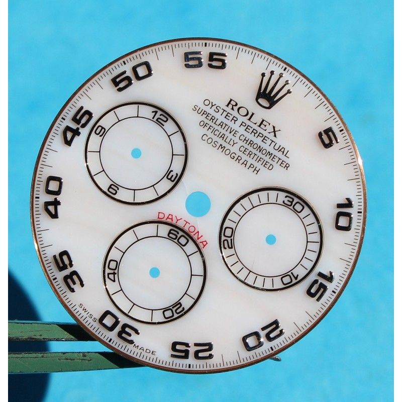 ★ Gorgeous ROLEX Arabic 18kt White Gold DAYTONA Mother Of Pearl dial SANT BLANC Ref.116509, 116519, 116520, 116528 cal 4130 ★