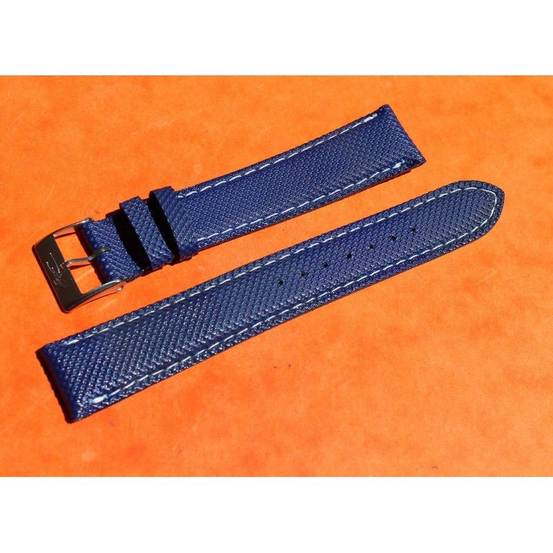 Bracelet Montre Tissu Bleu 18mm Leny Harper - Neuf Sans étiquette - Pour Personnalisation