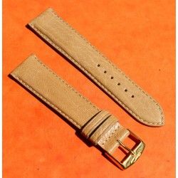 ZRC MADE IN FRANCE, TEXAS COLOR LEATHER STRAP BRACELET WATCHES 20mm WITH BUCKLE