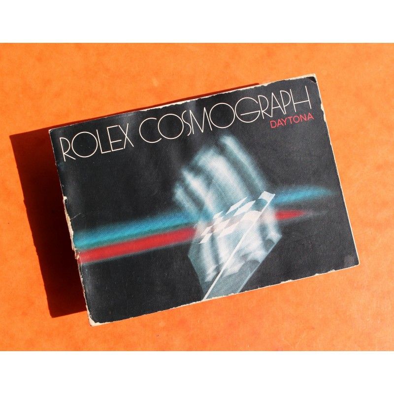 VINTAGE 80's Booklet, manual ROLEX COSMOGRAPH DAYTONA 1982 for models 6263, 6265, 6240 watches Paul Newman