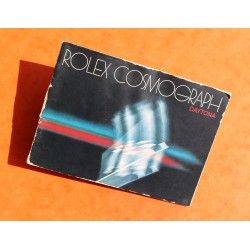 VINTAGE 80's Booklet, manual ROLEX COSMOGRAPH DAYTONA 1982 for models 6263, 6265, 6240 watches Paul Newman