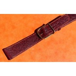 BURGUNDY LEATHER STRAP BAND BRACELET WATCHES WITH BUCKLE 17mm