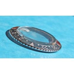 ROLEX VINTAGE FADED BEZEL INSERT 24H GMT MASTER 1675, 16750 PEPSI COLOR