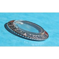 ROLEX VINTAGE FADED BEZEL INSERT 24H GMT MASTER 1675, 16750 PEPSI COLOR