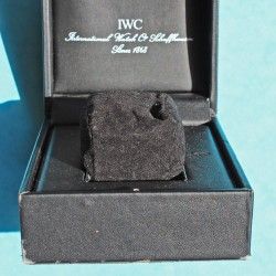 Genuine IWC SCHAFFHAUSEN Black leather watch box set, Aquatimer 3536, 3548, 3538, Grande Complication, Portugaise, Da Vinci 