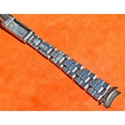 Vintage 70's ref 7834/366 endlinks Rolex 6927, 69xx No Date Watch Band 13mm Bracelet Oyster folded ssteel Link