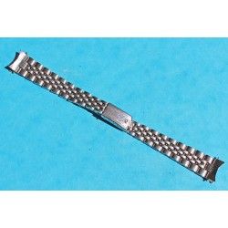 Rolex 70's Vintage Ladies 6251D Datejust, oyster perpetual Jubilee Stainless Steel 13mm folded links Watch Band 68 endlinks