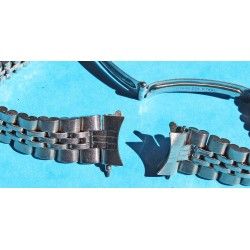 Rolex 70's Vintage Ladies 6251D Datejust, oyster perpetual Jubilee Stainless Steel 13mm folded links Watch Band 68 endlinks