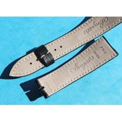 Breguet Watch Dark Leather Strap 21mm x 16mm Type XX Aeronavale Aviator Watch 21mm 3800, 3810, 3803 TRANSATLANTIQUE