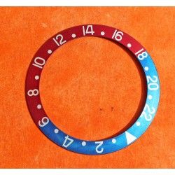 ★★ Vintage 1978 Rolex GMT Master 1675, 16750 Pepsi Blue & Red Faded color Bezel Watch Insert Part ★★