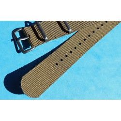 ROLEX JAMES BOND KHAKI Nylon NATO WATCH BAND Strap Military G-10 SUBMARINER 5512, 5513, 1665, 16660, 14060, 16800, 168000