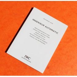 IWC MANUAL BOOKLET INGENIEUR WATCHES 3239 -40mm- 2013 VERSION 