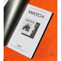 IWC MANUAL BOOKLET INGENIEUR WATCHES 3239 -40mm- 2013 VERSION 