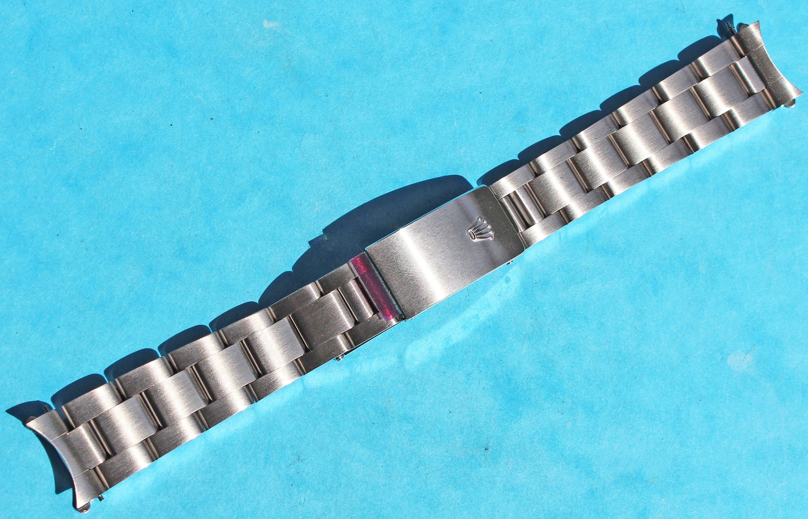 rolex steel bracelet
