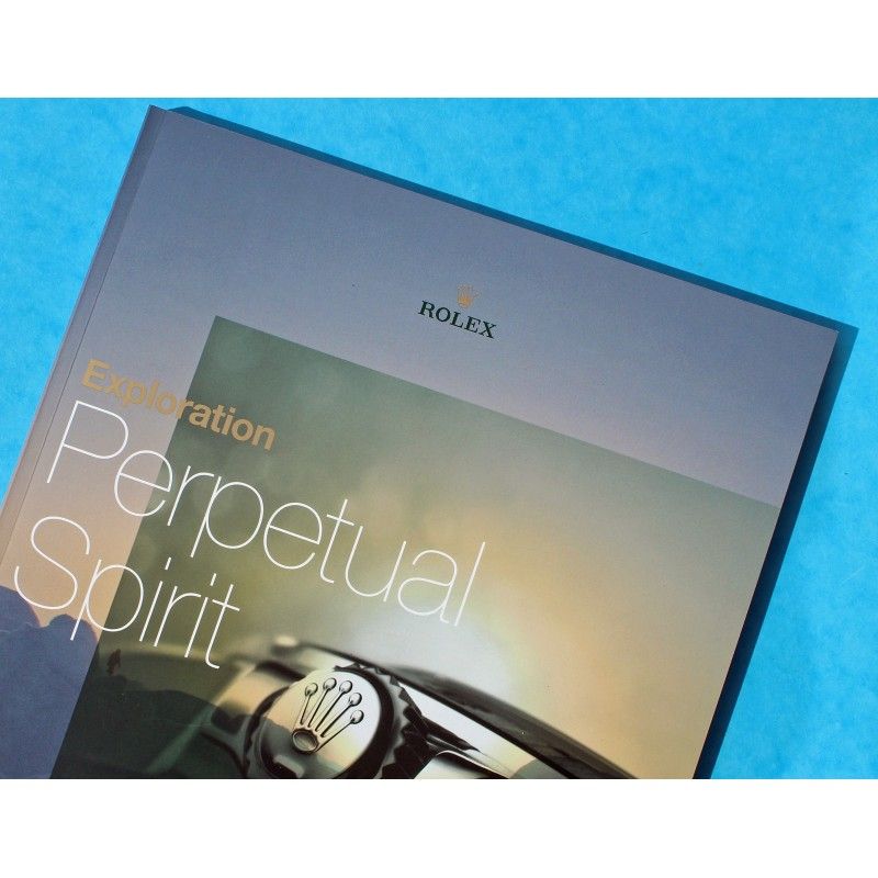 ROLEX Incredible collectible watches colorfull book : Exploration Perpetual Spirit Magazine, catalog, VERY RARE and NEW