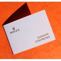 ROLEX RARE GARANTIE D'ENTRETIEN PAPIER -REVISION DE MONTRES TUDOR, ROLEX VIERGE